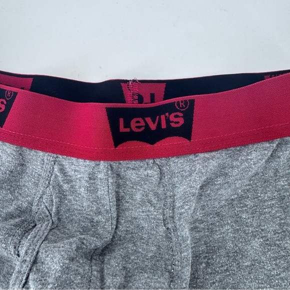 Levi's Red and Gray Boxer Briefs Stretchy Comfort - Picture 4 of 6